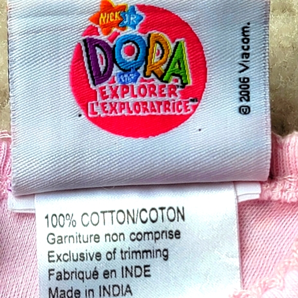 Nick Jr Dora The Explorer Pink Sleepwear Onesie Size 24 M - Picture 4 of 5